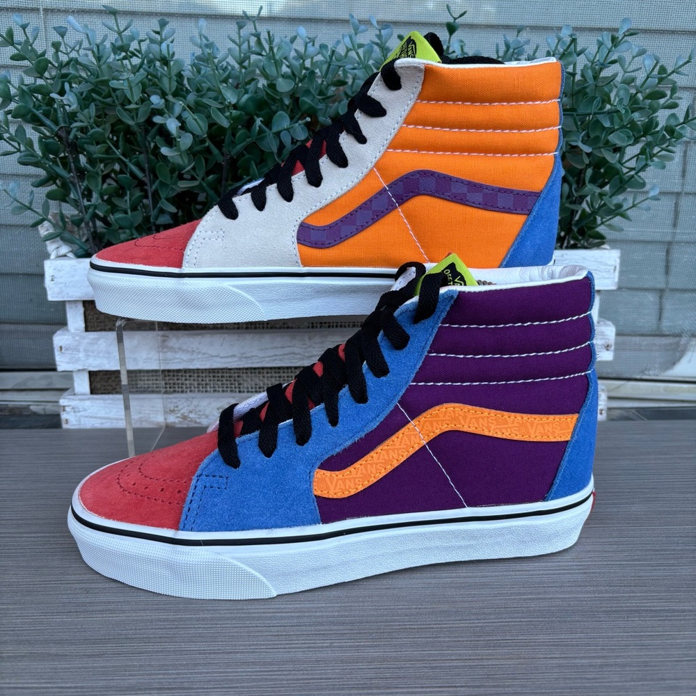 VANS SK8-Hi Mix & Match Suede Sneakers